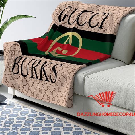 gucci fleece blanket